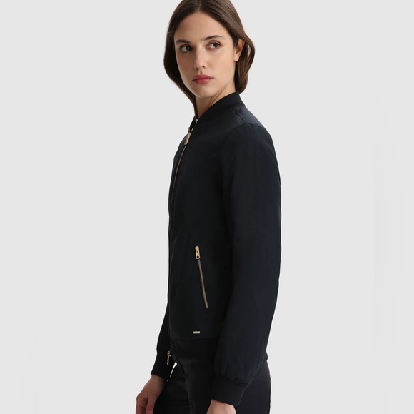 Woolrich Charlotte Bomber Jacket - Navy/midnight blue - in xs - Picture 3 of 7